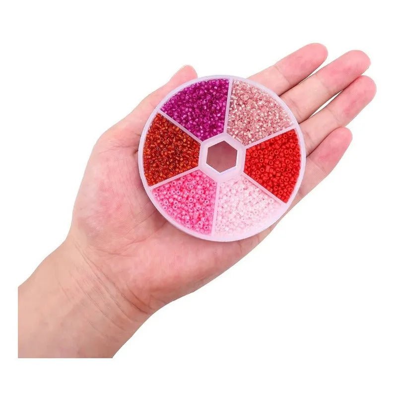 Caja De Mostacillas Pulseras Colores Incluye Cajita Plástica - Baúl de Ayün