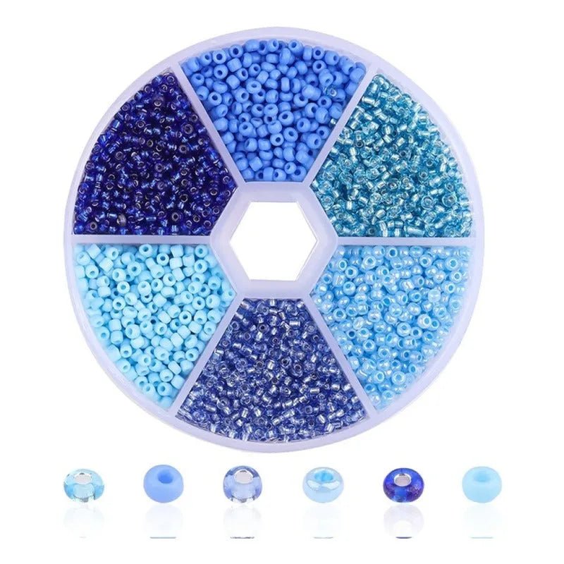 Caja De Mostacillas Pulseras Colores Incluye Cajita Plástica - Baúl de Ayün