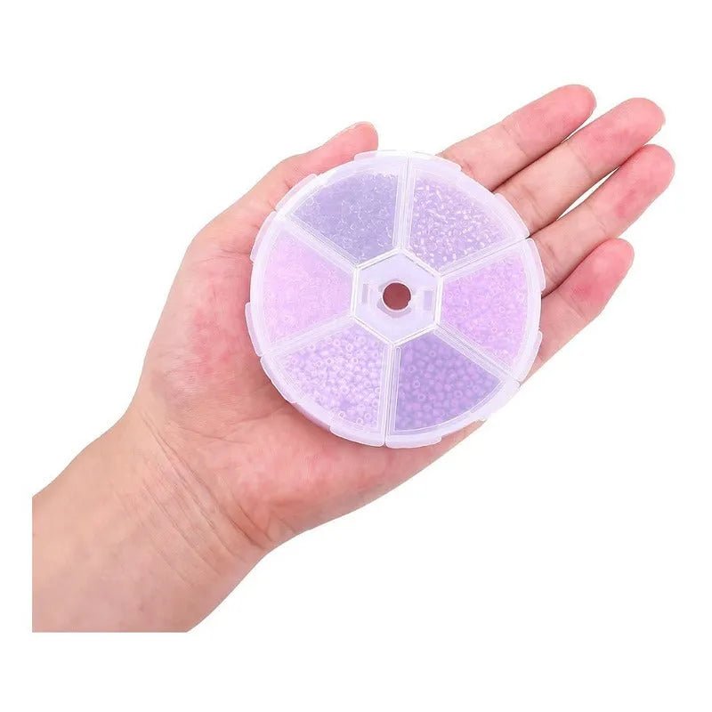 Caja De Mostacillas Pulseras Colores Incluye Cajita Plástica - Baúl de Ayün