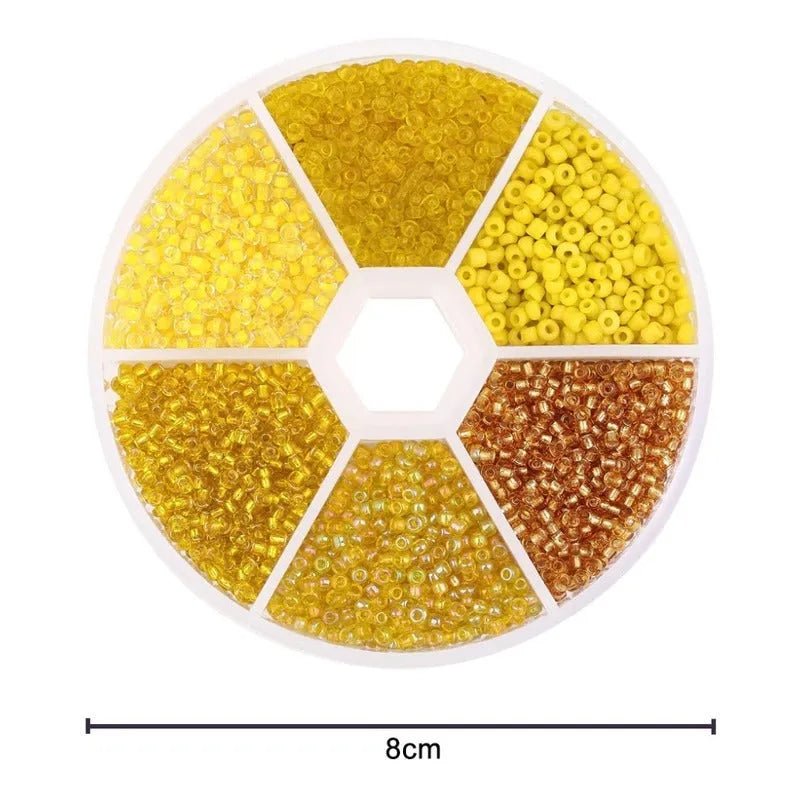 Caja De Mostacillas Pulseras Colores Incluye Cajita Plástica - Baúl de Ayün