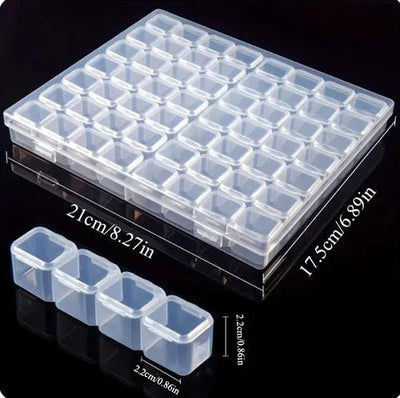 Caja Organizadora para Diamond Painting 56 Compartimentos - Baúl de Ayün