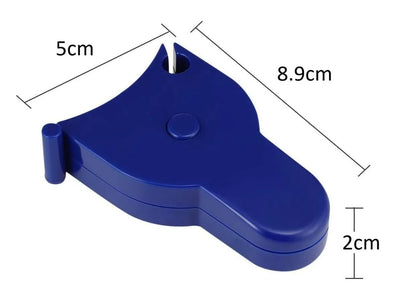 Cinta Métrica Enganchable Medición Corporal Azul Hemline - Baúl de Ayün