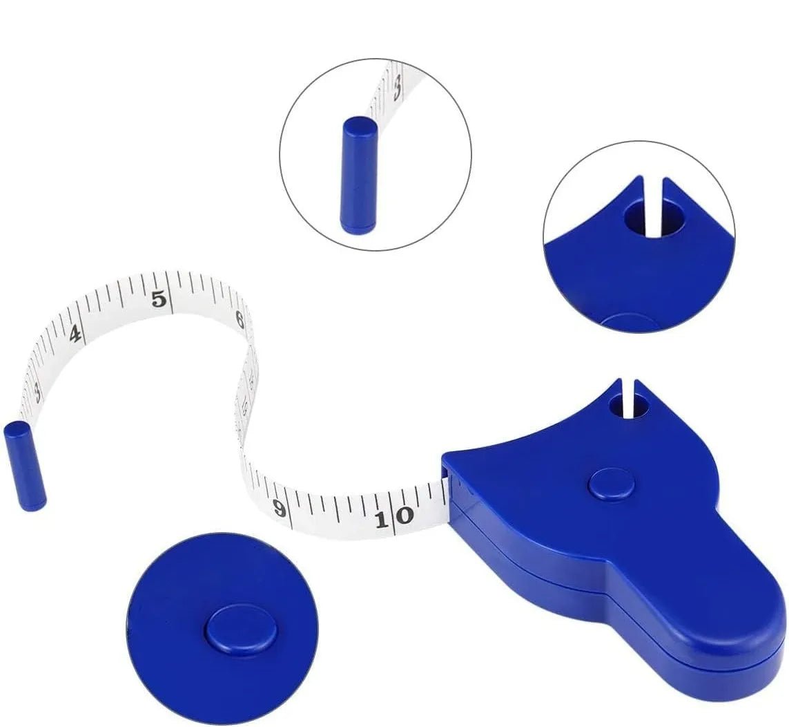 Cinta Métrica Enganchable Medición Corporal Azul Hemline - Baúl de Ayün