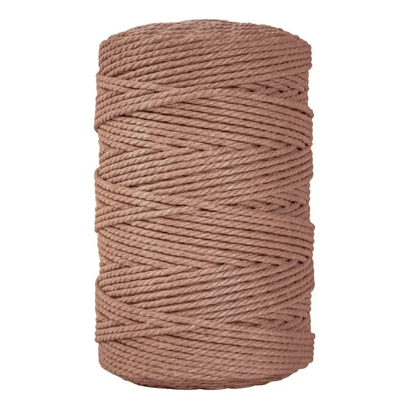 Cordón Algodón Torcido 3mm 200 Metros Para Macrame - Baúl de Ayün