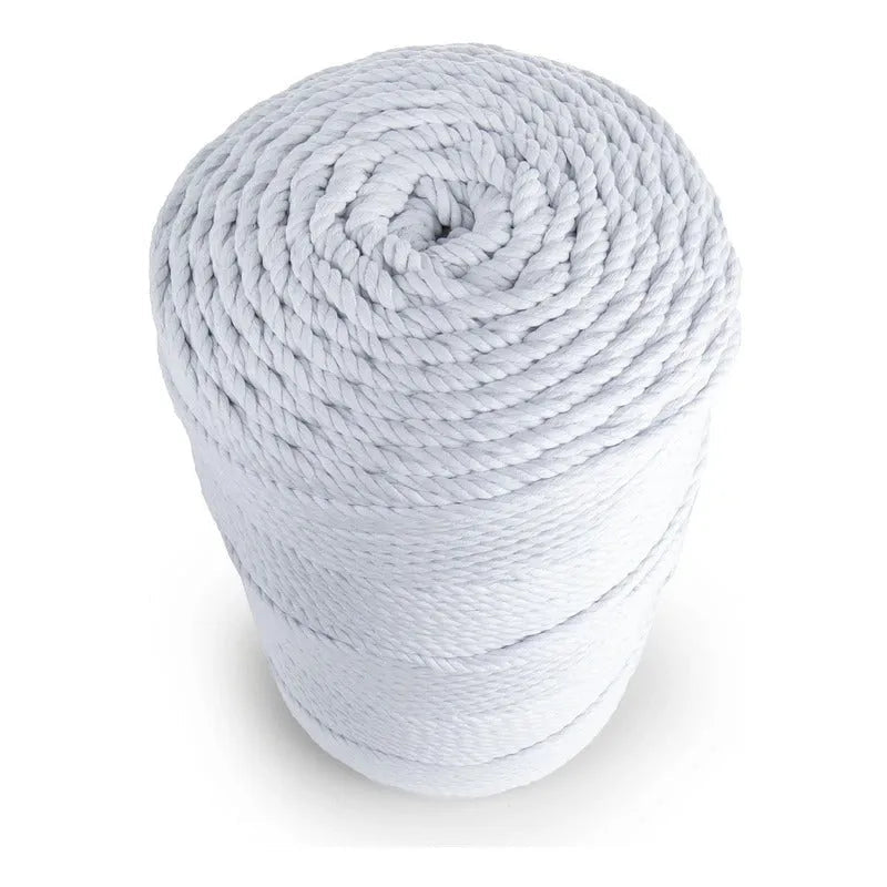 Cordón Algodón Torcido 5mm 200 Metros Para Macramé - Baúl de Ayün