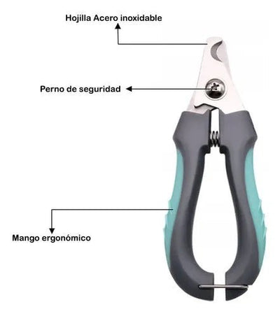 Corta Uñas Gatos Perros Conejo Tipo Alicate + Lima De Uñas - Baúl de Ayün