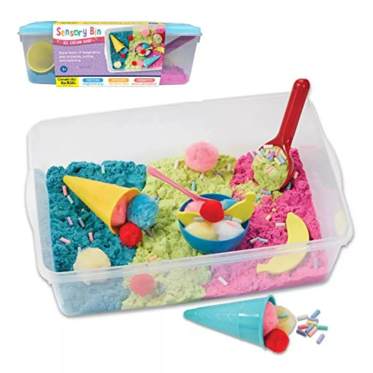 Creativity For Kids: Caja Sensorial - Tienda De Helados - Baúl de Ayün