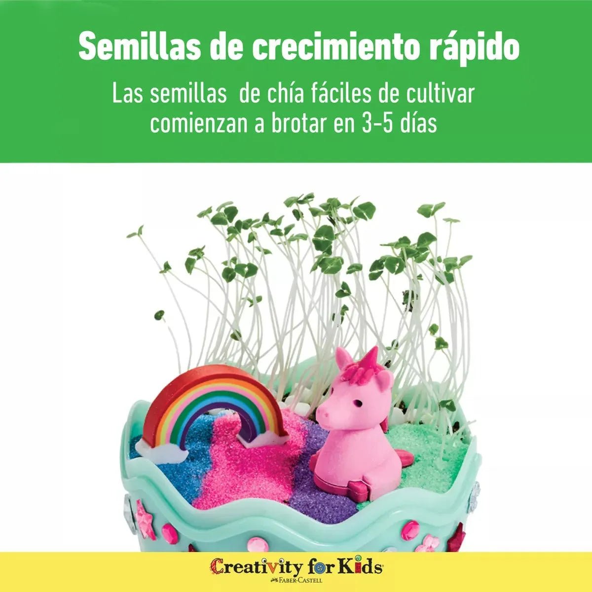 Creativity For Kids: Mini Garden - Unicornio Kit Terrario - Baúl de Ayün