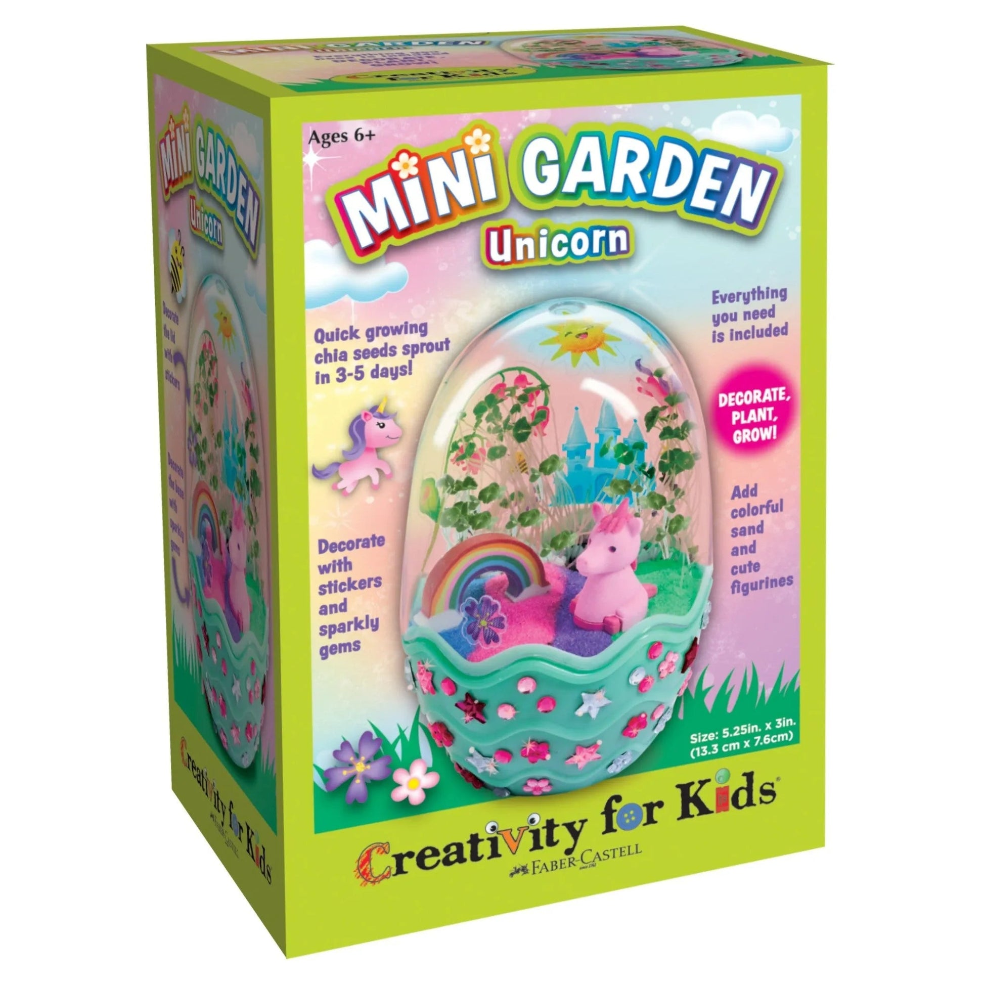 Creativity For Kids: Mini Garden - Unicornio Kit Terrario - Baúl de Ayün