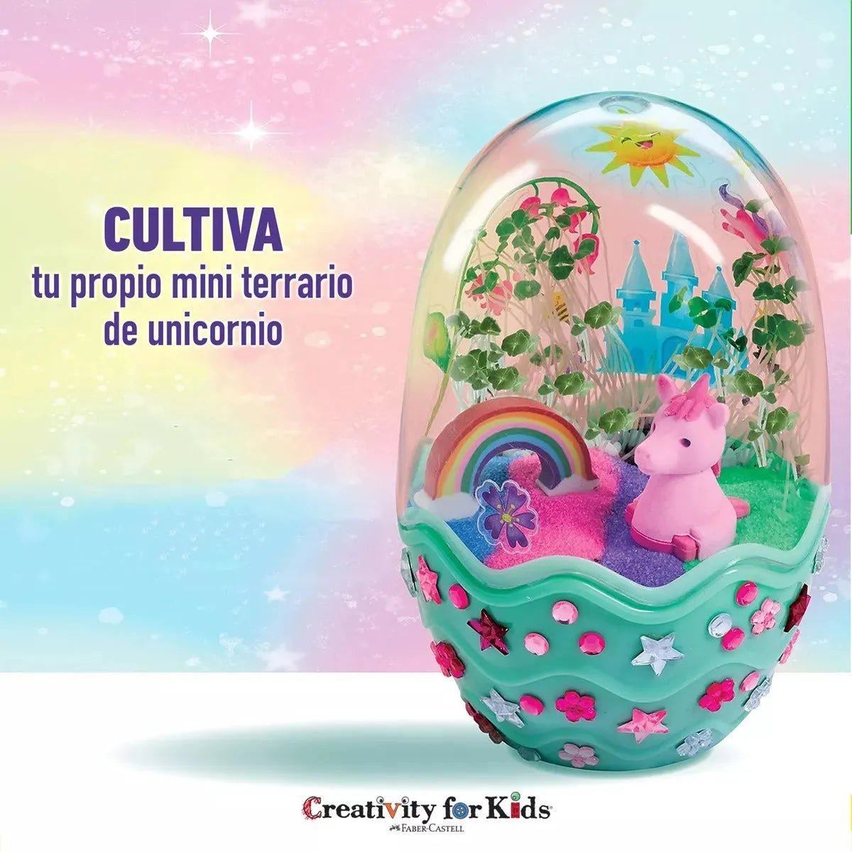Creativity For Kids: Mini Garden - Unicornio Kit Terrario - Baúl de Ayün
