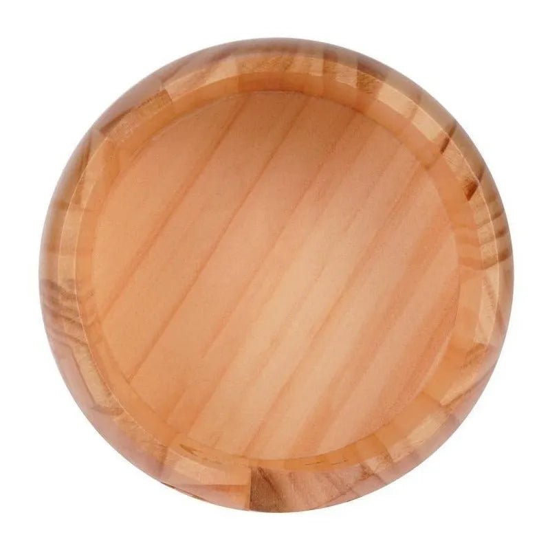 Cuenco De Madera Porta Ovillos de Lana Para Tejedoras - Baúl de Ayün