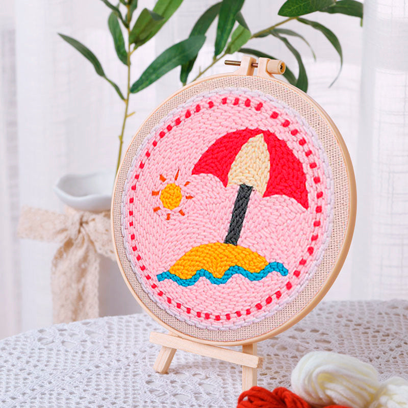 Set 3 Kit De Bordado Para Principiantes + Aguja Magica