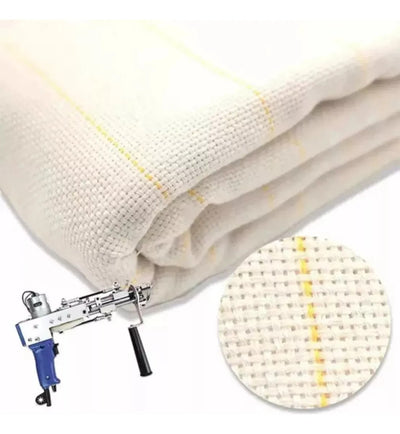 Pack 2 Tela De Monje Fina 1x1 Mts Base Tufting Punch Needle