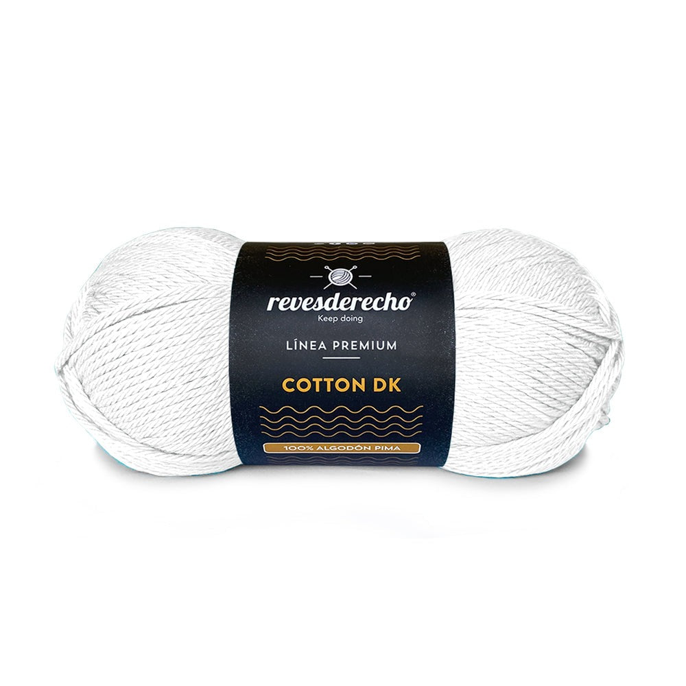 Ovillo Lana Cotton DK 100% Algodón Premium Revesderecho