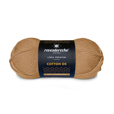 Ovillo Lana Cotton DK 100% Algodón Premium Revesderecho