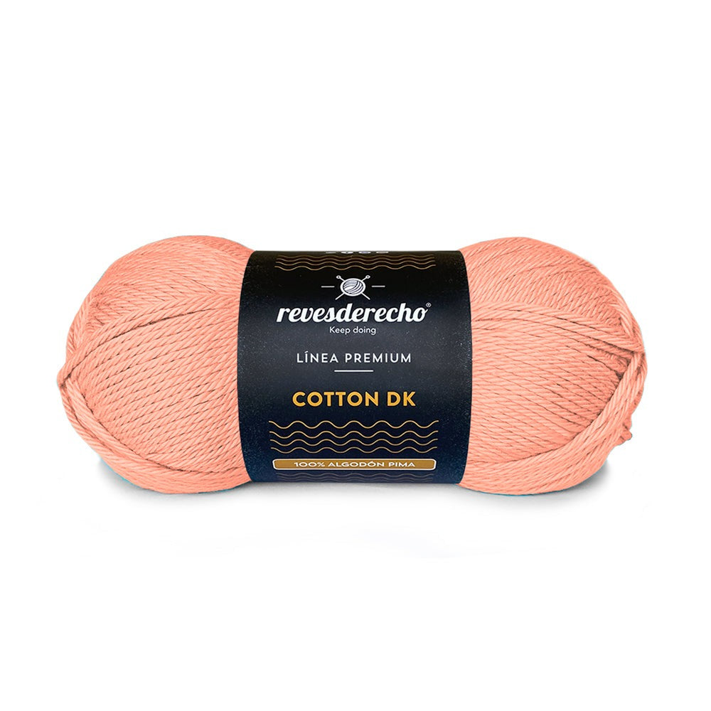 Ovillo Lana Cotton DK 100% Algodón Premium Revesderecho