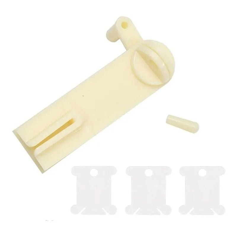 Enrollador + 30 Bobinas De Plástico Para Hilos De Bordar - Baúl de Ayün