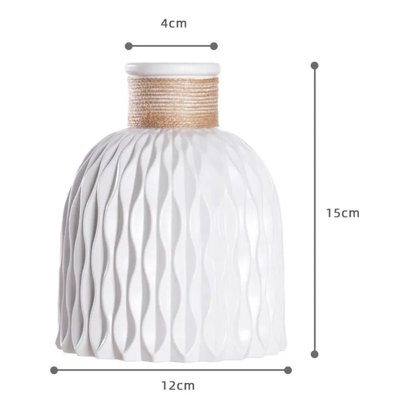 Florero Decorativo Moderno De Plástico Macetero - Baúl de Ayün