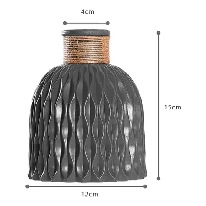 Florero Decorativo Moderno De Plástico Macetero - Baúl de Ayün