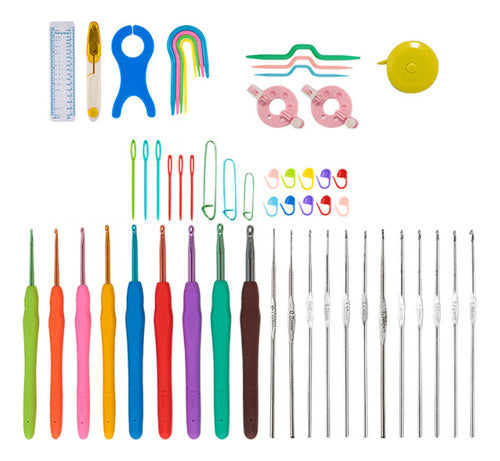 Set ideal para tejer con comodidad y orden