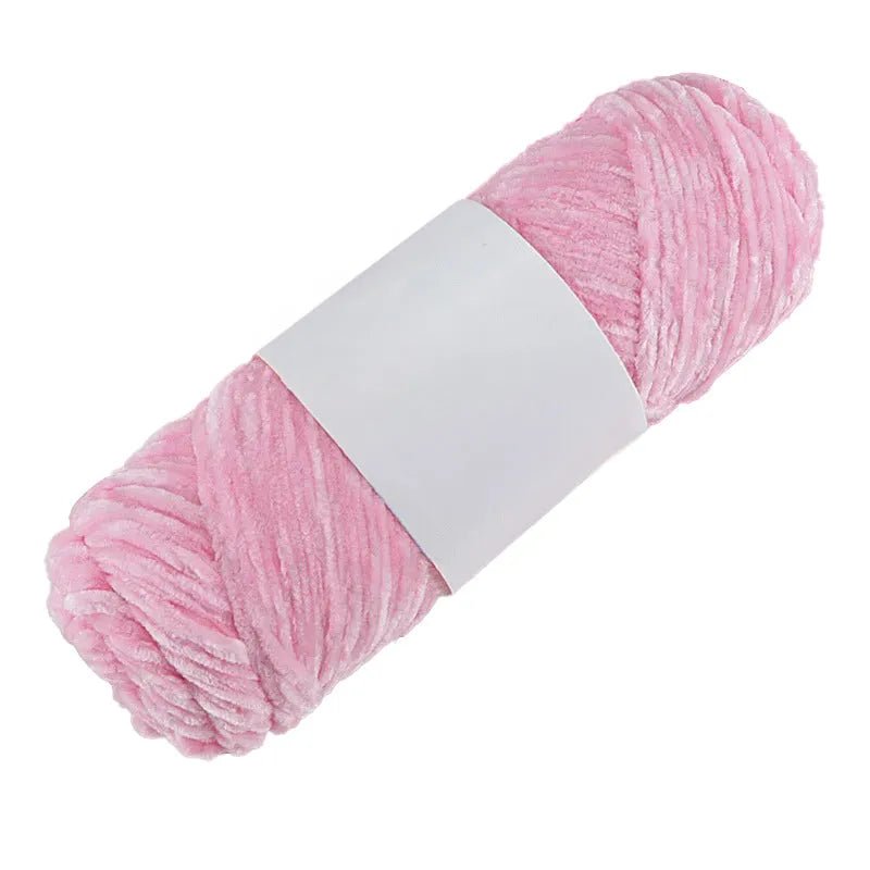 Lana Chenille En Ovillos De 100 Gramos - Varios Colores Disponibles - Baúl de Ayün