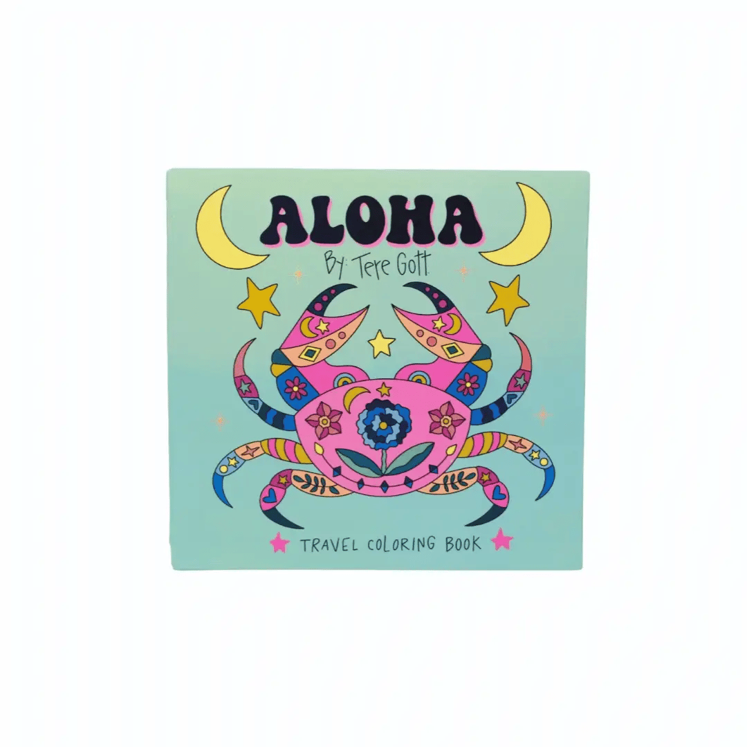 Libro para colorear ALOHA NEW EDITION de Tere Gott - Baúl de Ayün