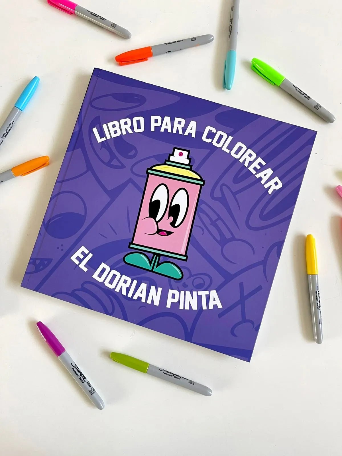 Libro para colorear El Dorian Pinta - Baúl de Ayün