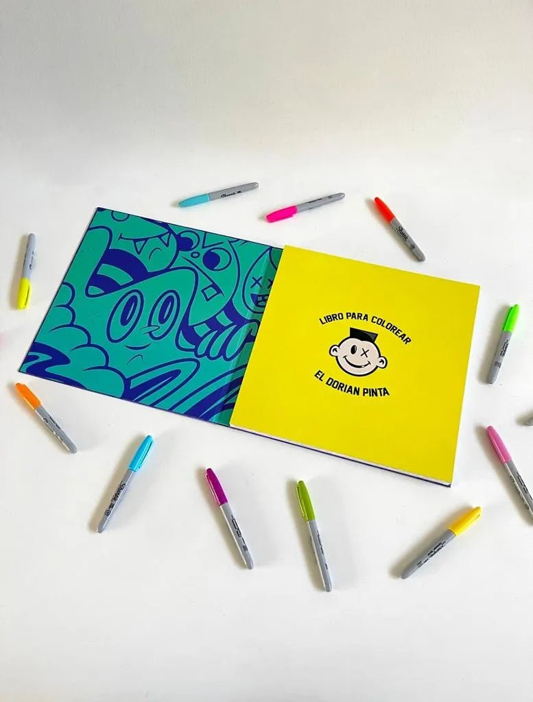 Libro para colorear El Dorian Pinta - Baúl de Ayün