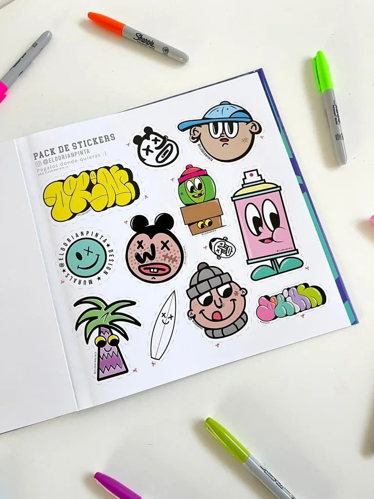 Libro para colorear El Dorian Pinta - Baúl de Ayün