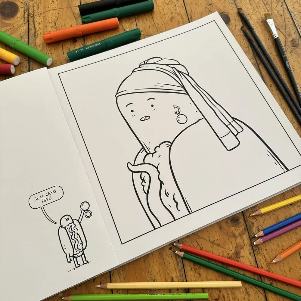 Libro para colorear El Libro de Arte más Completo por Ingesman - Baúl de Ayün