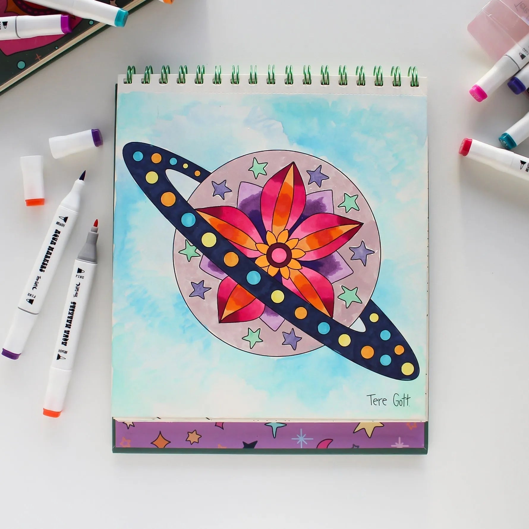 Libro para colorear KIDZ de Tere Gott - Baúl de Ayün