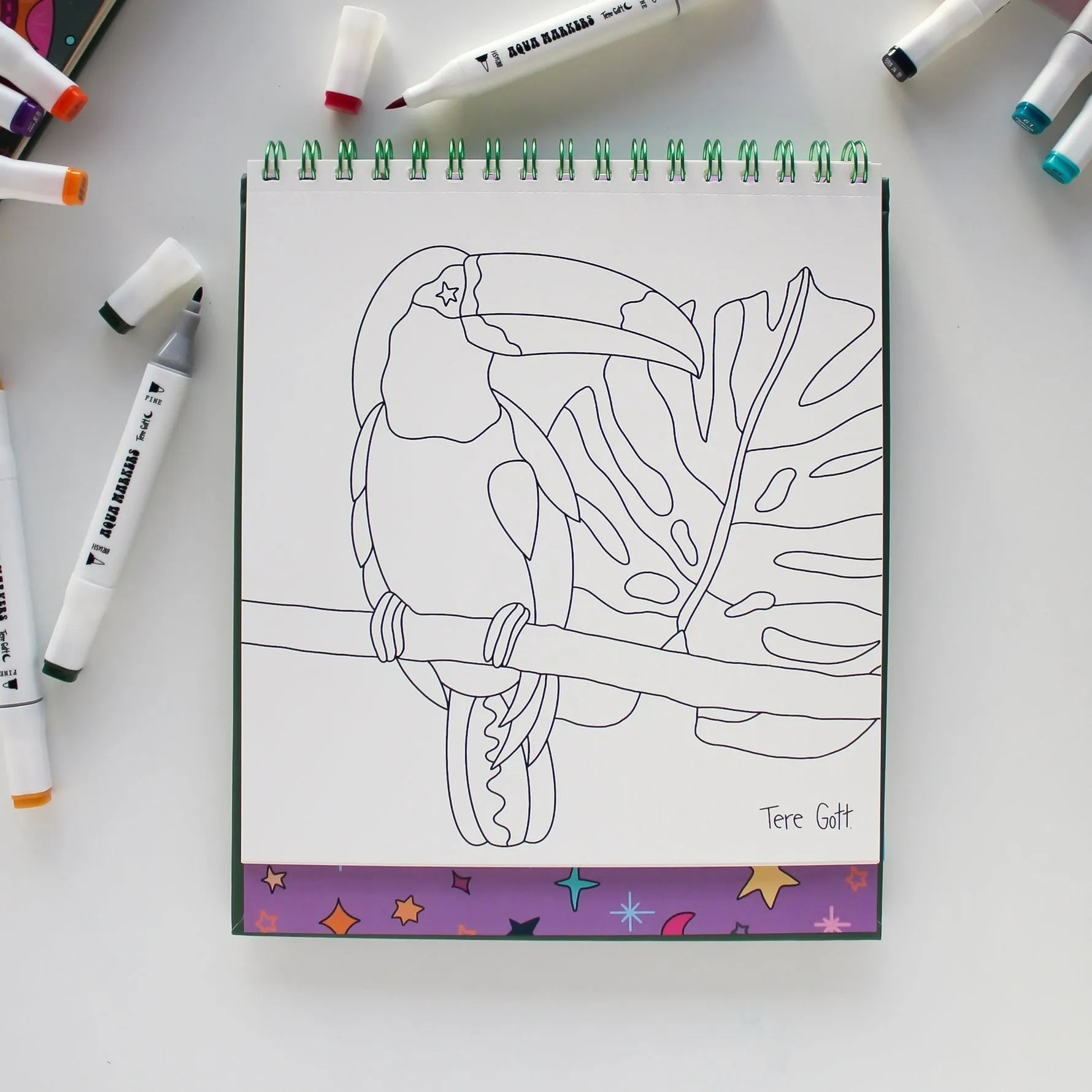 Libro para colorear KIDZ de Tere Gott - Baúl de Ayün