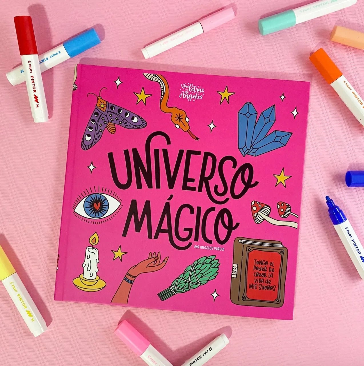Libro para colorear Universo Mágico por Las Letras de Ángeles - Baúl de Ayün