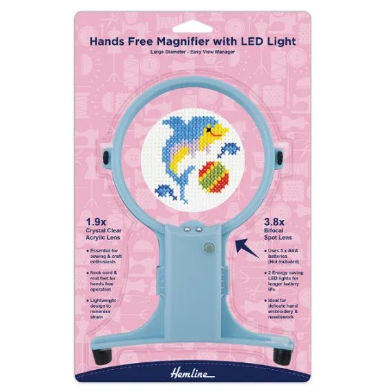 Lupa para colgar en cuello con luz - Hemline - Baúl de Ayün