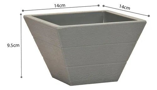 Macetero Decorativo De Plastico Estilo Moderno - Baúl de Ayün