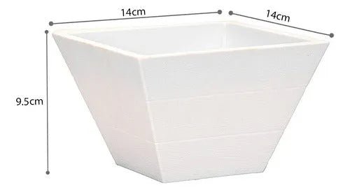 Macetero Decorativo De Plastico Estilo Moderno - Baúl de Ayün