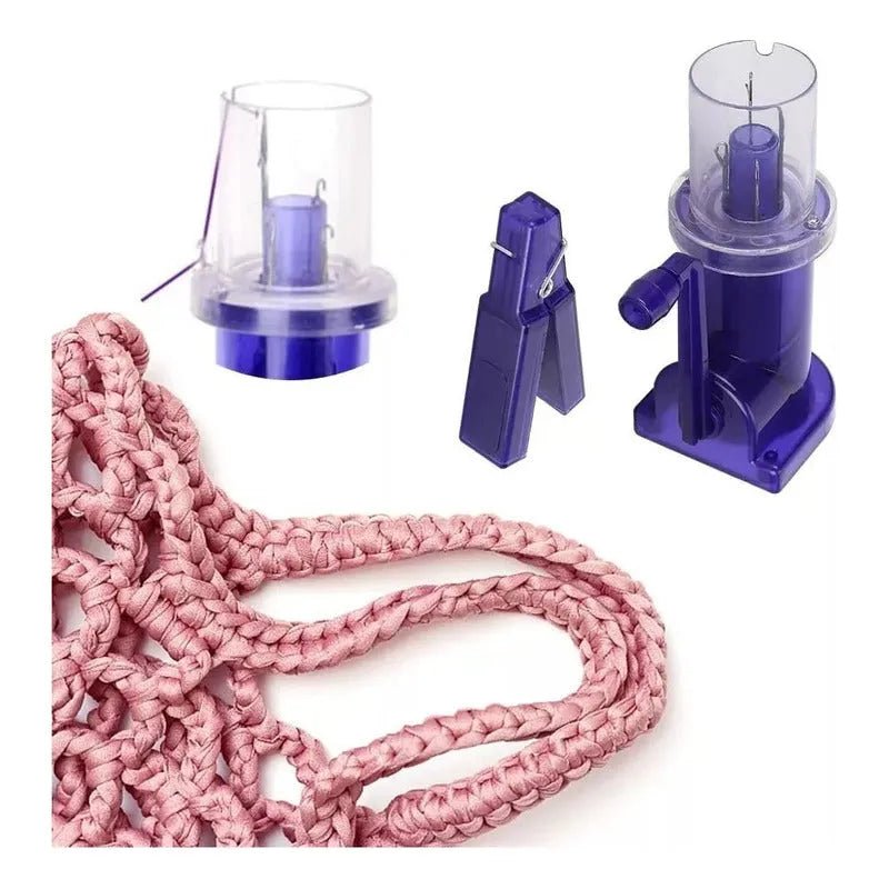 Maquina Para Tejer Cordones A Mano Con Hilo O Lana Tricotin - Baúl de Ayün