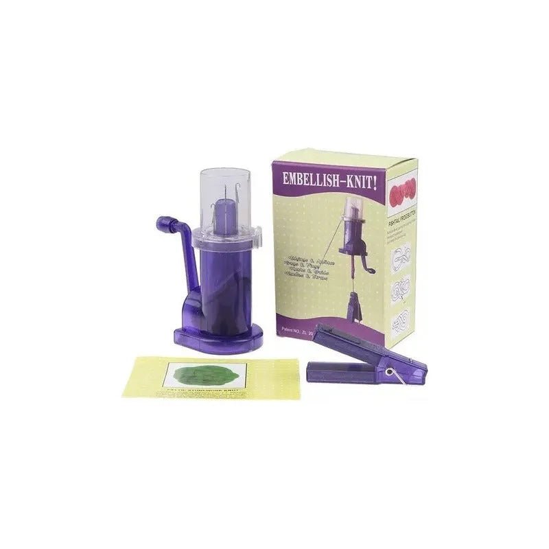 Maquina Para Tejer Cordones A Mano Con Hilo O Lana Tricotin - Baúl de Ayün