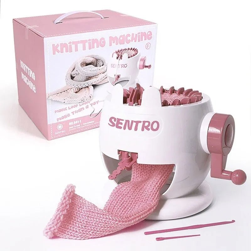 Maquina Para Tejer Manual Sentro 22 Agujas Telar Giratorio - Baúl de Ayün