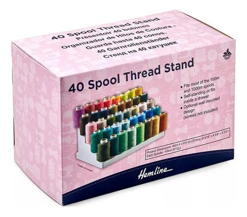Organizador De Hilos Costura Para 40 Bobinas Hemline - Baúl de Ayün