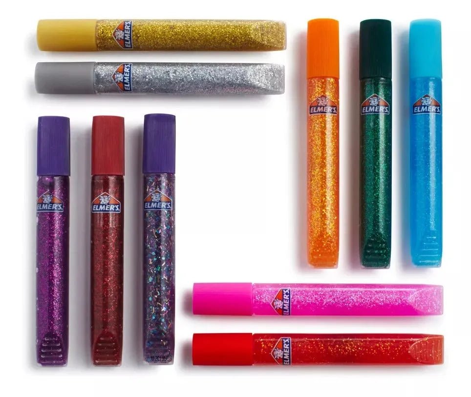 Pack pegamento Glitter En Tubos Elmers x 31 - Baúl de Ayün