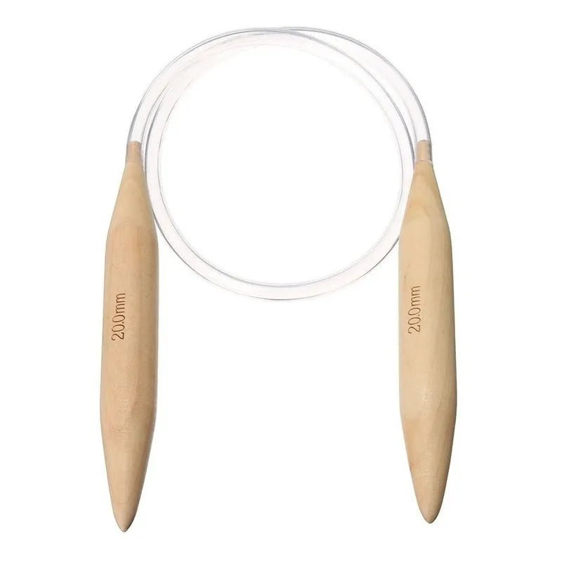 Palillos Circulares Para Tejer Xl 20mm O 25mm / Elige Tamaño - Baúl de Ayün