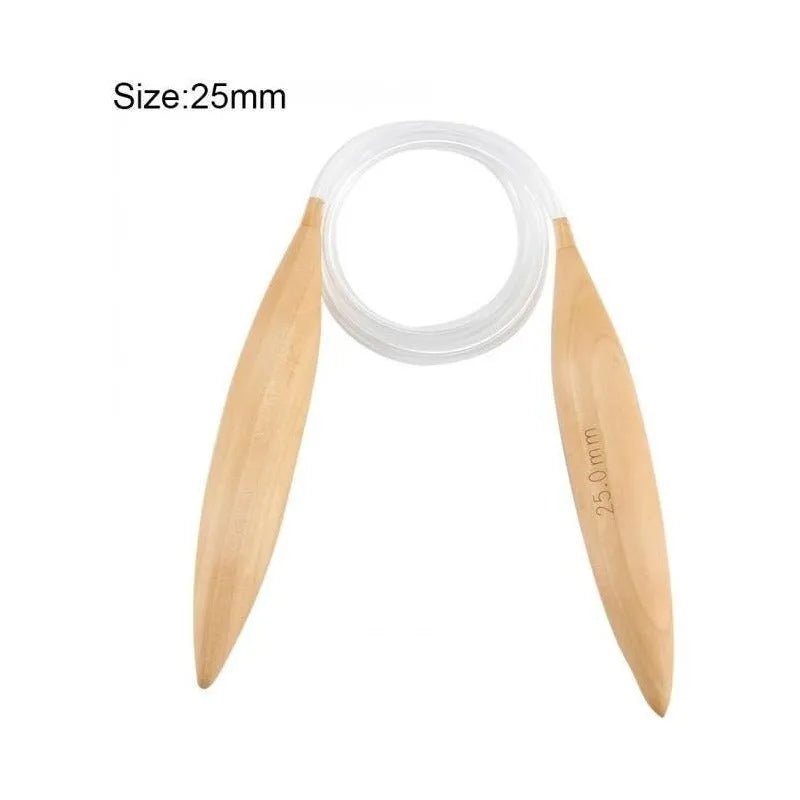 Palillos Circulares Para Tejer Xl 20mm O 25mm / Elige Tamaño - Baúl de Ayün