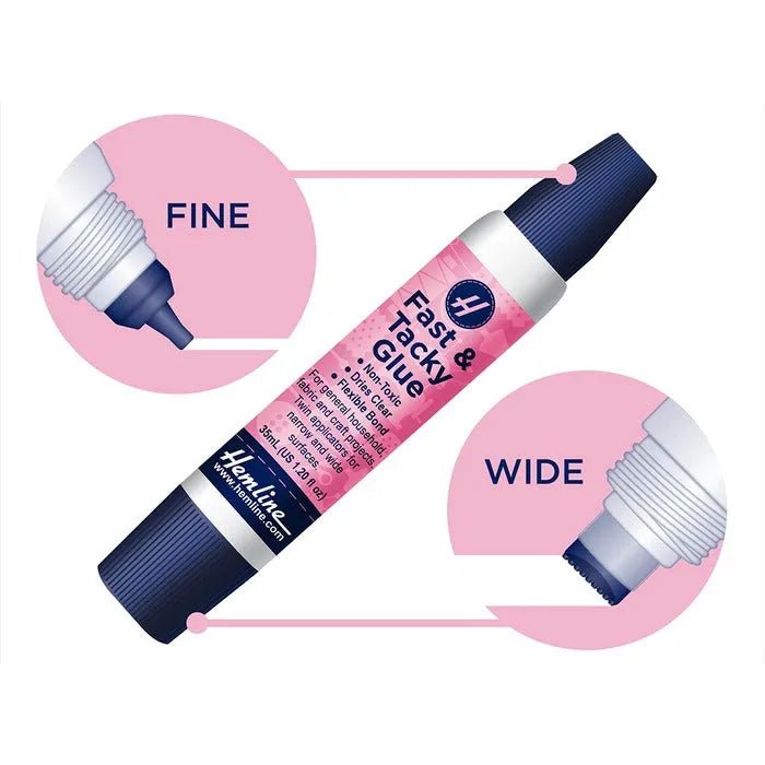 Pegamento Doble Punta Para Manualidades - Hemline - Baúl de Ayün