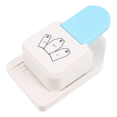 Perforadora De Etiquetas Tag 3 Tamaños Kamei - 4 Diseños - Baúl de Ayün