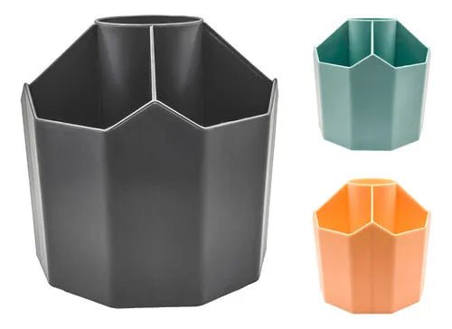 Porta Lápiz Rotatorio Organizador Para Lapices Escritorio - Baúl de Ayün