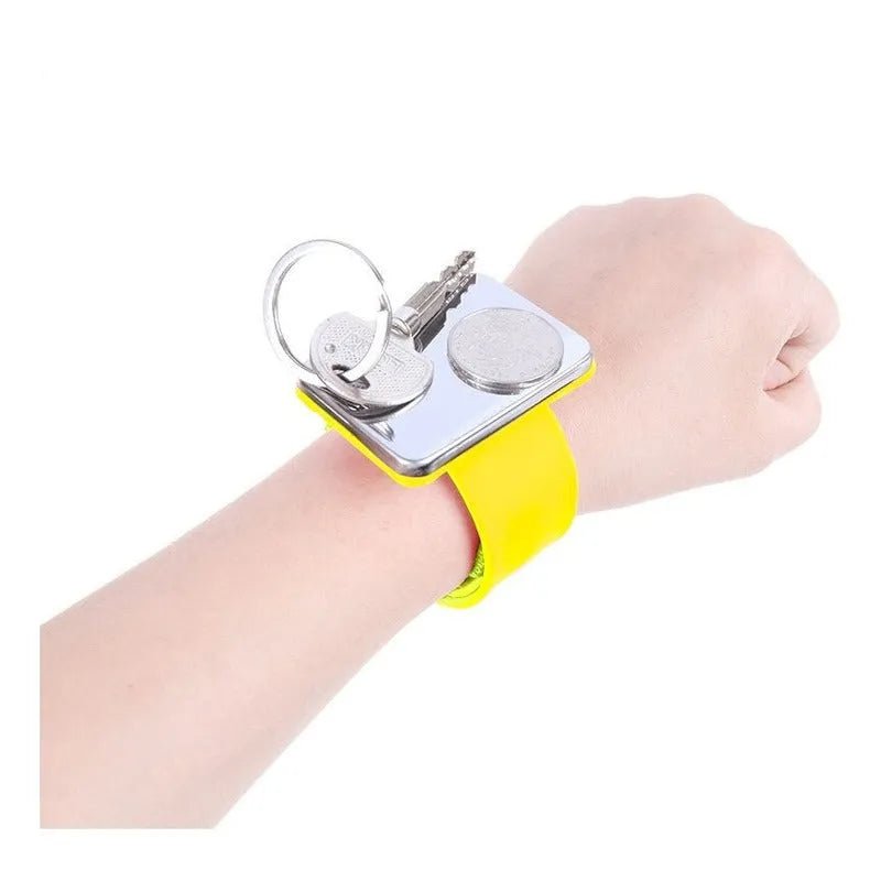 Pulsera Magnetica Ajustable Porta Alfileres Agujas Pinches - Baúl de Ayün