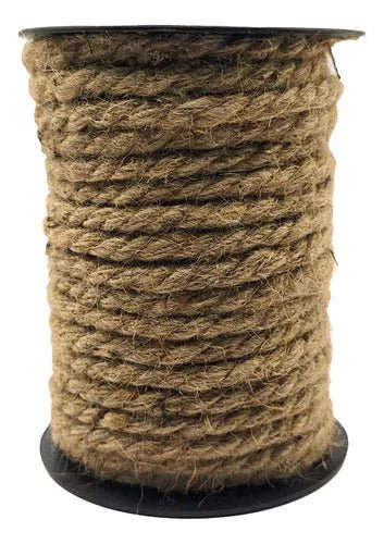 Rollo De Cordón De Cañamo De Yute 6mm 18 Metros - Baúl de Ayün