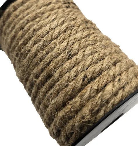 Rollo De Cordón De Cañamo De Yute 6mm 18 Metros - Baúl de Ayün