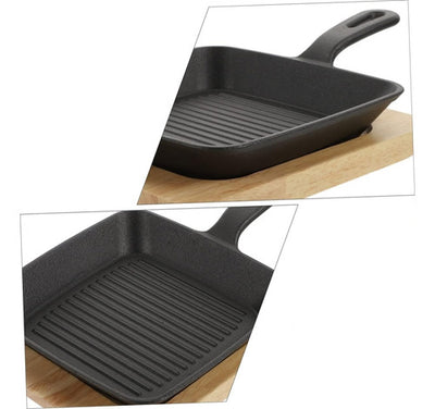 Sartén cuadrada de 19x19 cm ideal para cocina profesional